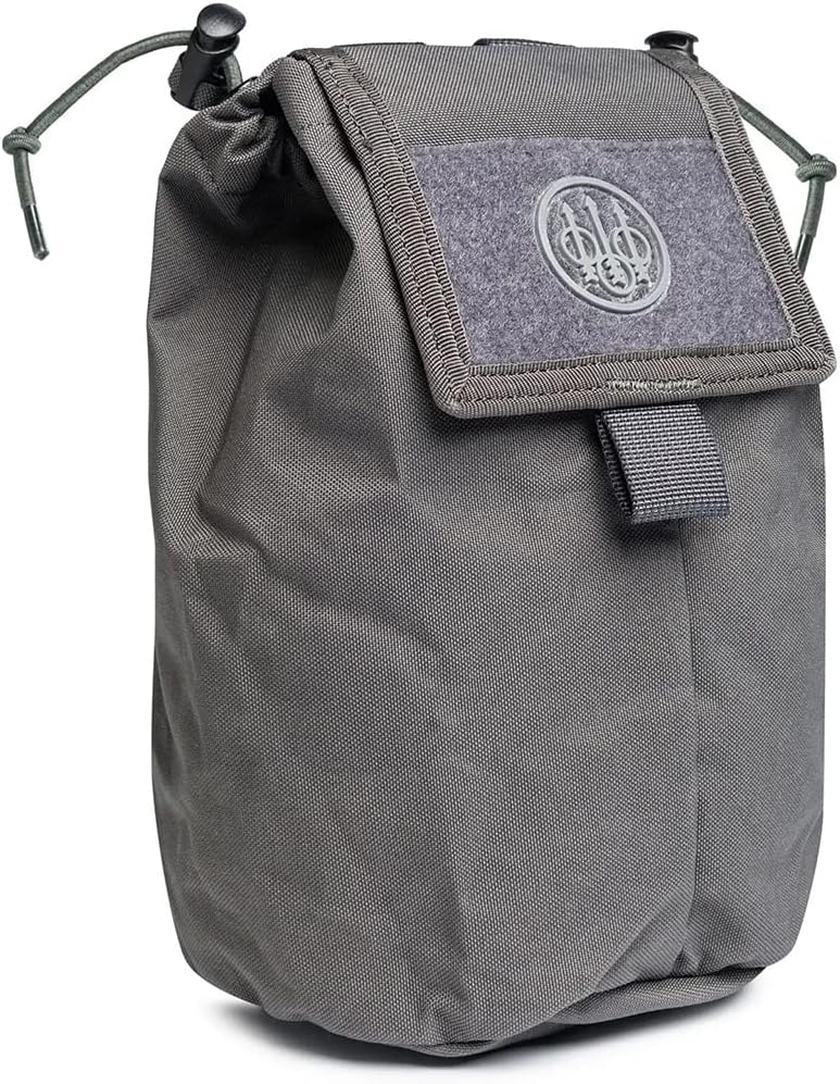 Beretta Tactical Foldable Dump Pouch withClosure & MOLLE System | Compact Roll-Up Utility Bag | Rugged Durable Water-Repellent Magazine Pouch