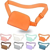 Vista 233 de Riñonera cruzada para mujeres y hombres, bolsa para cinturón para senderismo con correa ajustable, riñonera para correr, entrenamiento, deportes