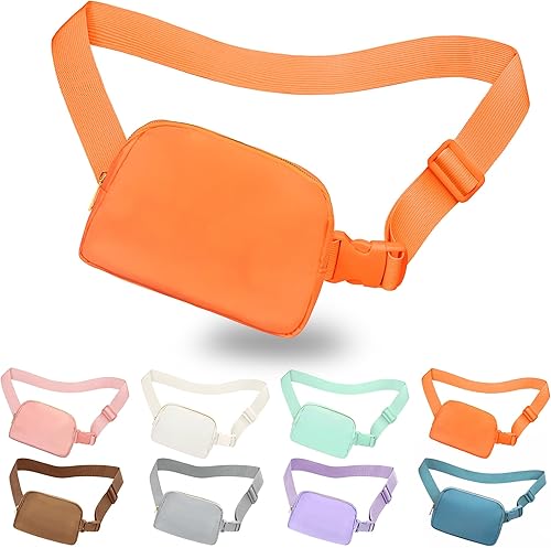 Riñonera cruzada para mujeres y hombres, bolsa para cinturón para senderismo con correa ajustable, riñonera para correr, entrenamiento, deportes,