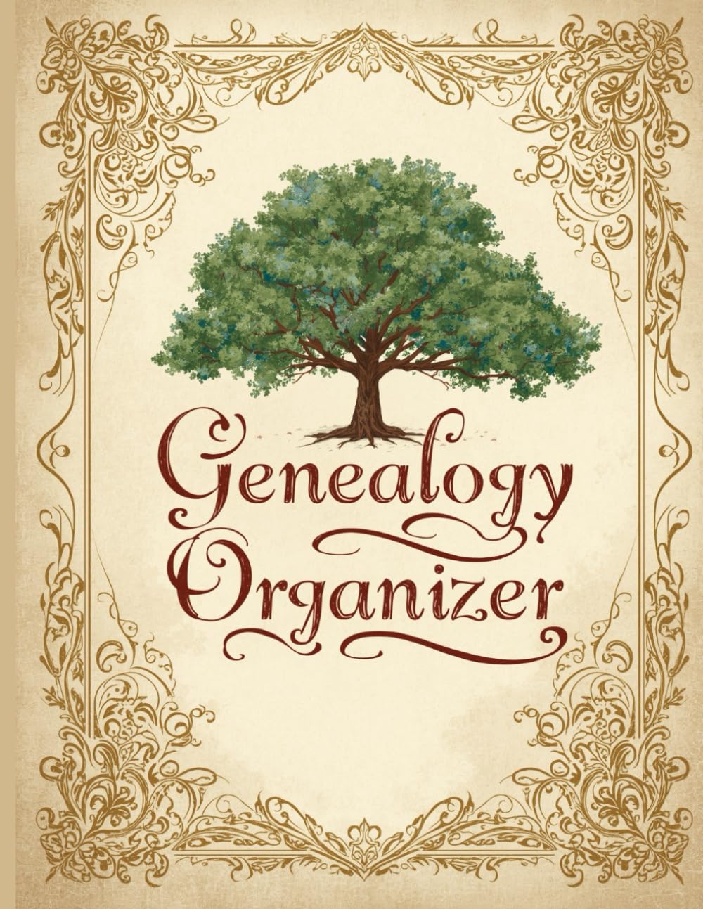 Genealogy Organizer: The Ultimate Workbook for Family Tree History Research | With DNA Trackers, Heirloom Inventory & Oral History Prompts | Gift for Ancestry Researchers & Family Historians