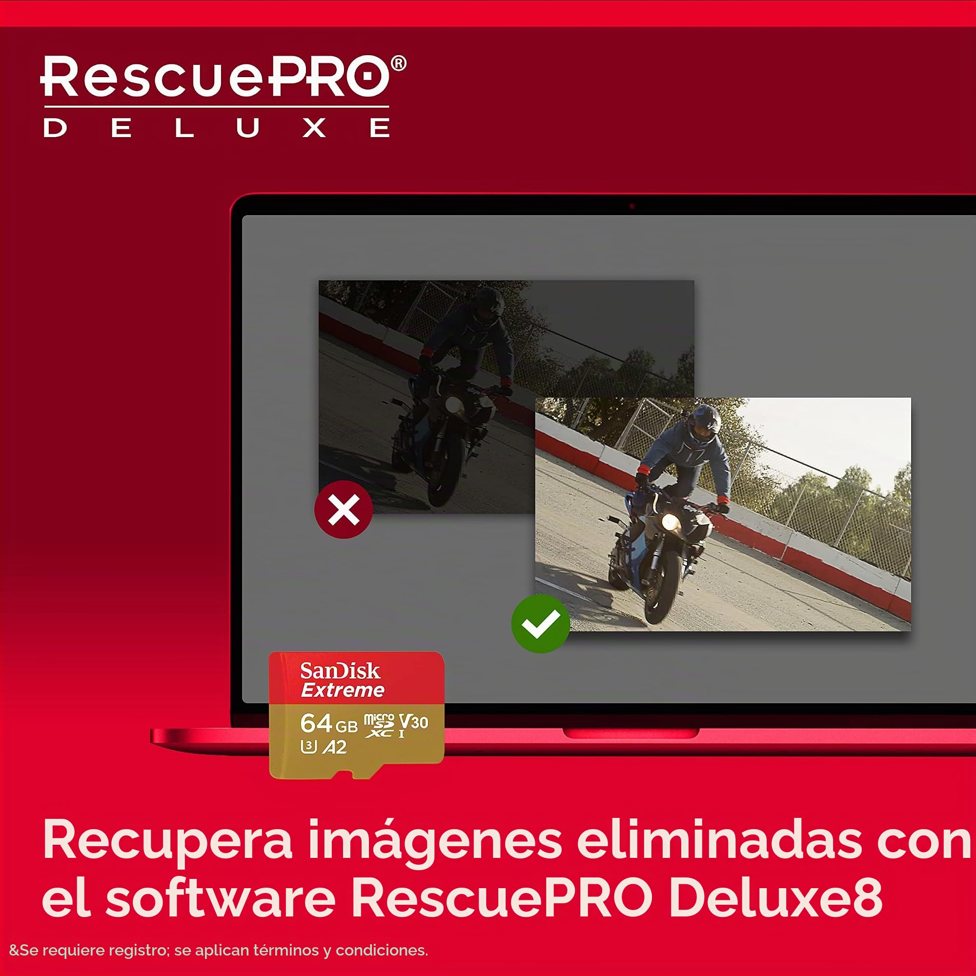 SanDisk Extreme 64 GB MicroSDXC UHS-I Class 10 (Paquete de 2)