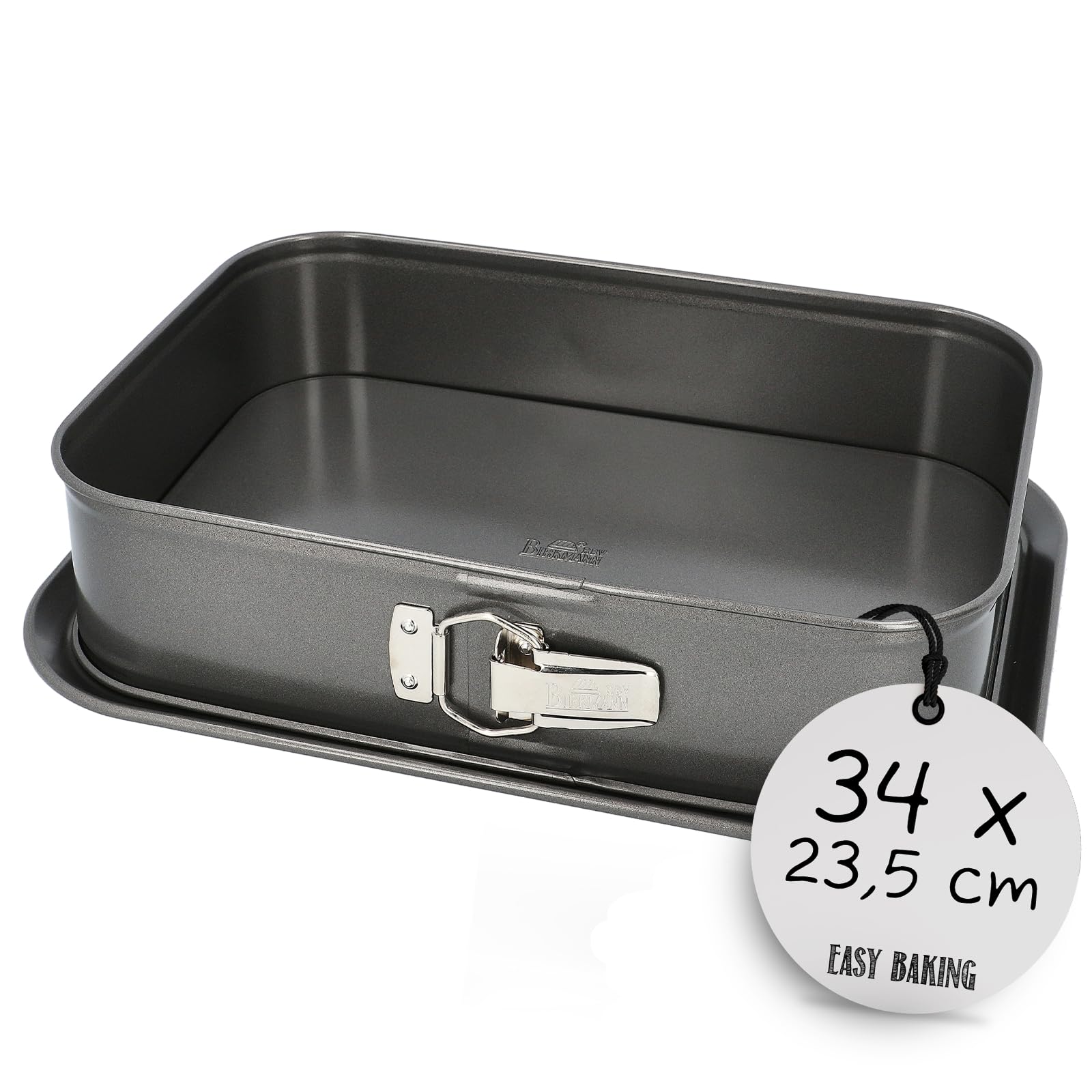 RBV Birkmann 881716 Easy Baking Moule à charnière en acier carbone 34 x 23,5 cm