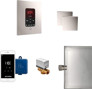 Mr. Steam Butler Square Max Package Polished Nickel
