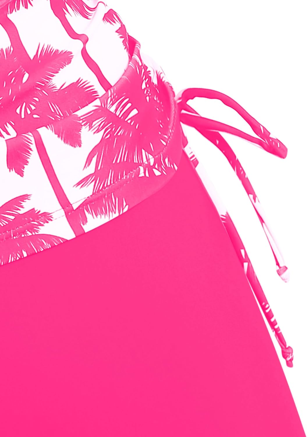 ZAFUL Women's 2025 Tankini Swimsuits Ruched Top Two Piece Tummy Control V Neck Bathing Suits with Short - Image 6