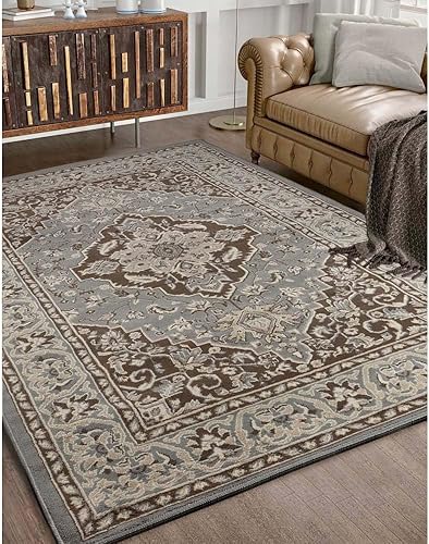 Miniatura 259 de Superior Alfombra de interior, respaldo de yute, alfombras para comedor, cocina, suelos de dormitorio, decoración tradicional del suelo, alfombra