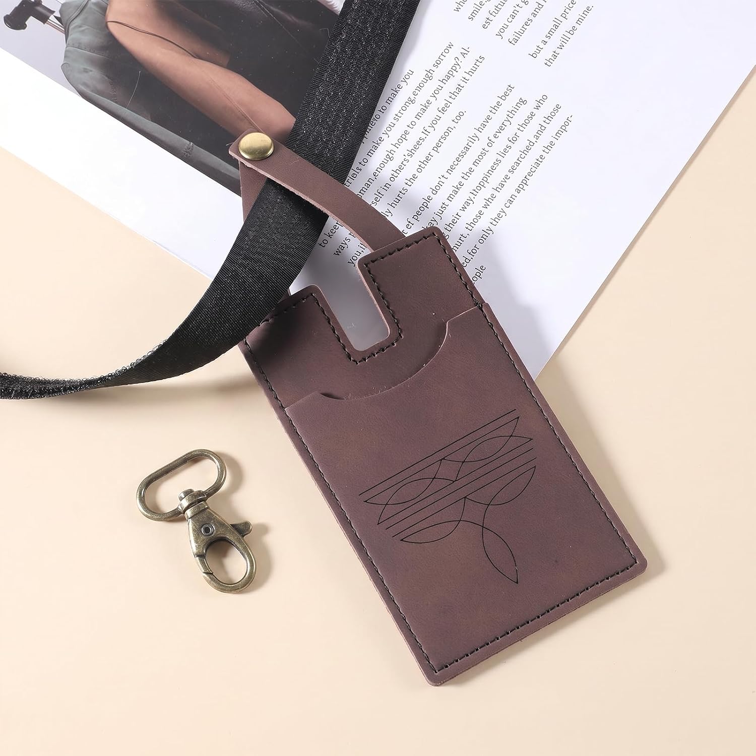 Gjinxi Boot Wallet for Women, Western Leather Cowboy Wallet with Snap Strap Personalized Handcrafted Tall Boot Buckle Billfolds Small Minimalist Credit Card Holder Carry All Stylish Vintage Accessory