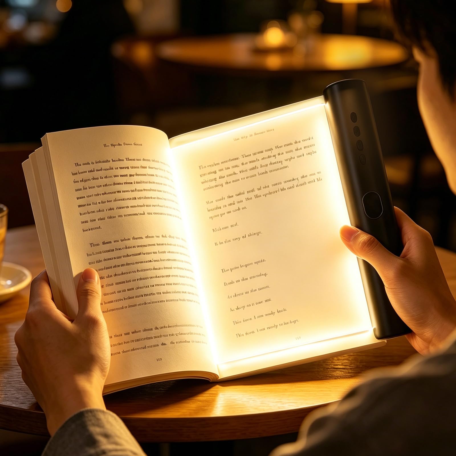 Luce LED per libri e luce notturna 2 in 1, ricaricabile tramite USB, per libri a letto, 3 modalità di colore, oscuramento continuo della luminosità, timer di spegnimento automatico, lettura