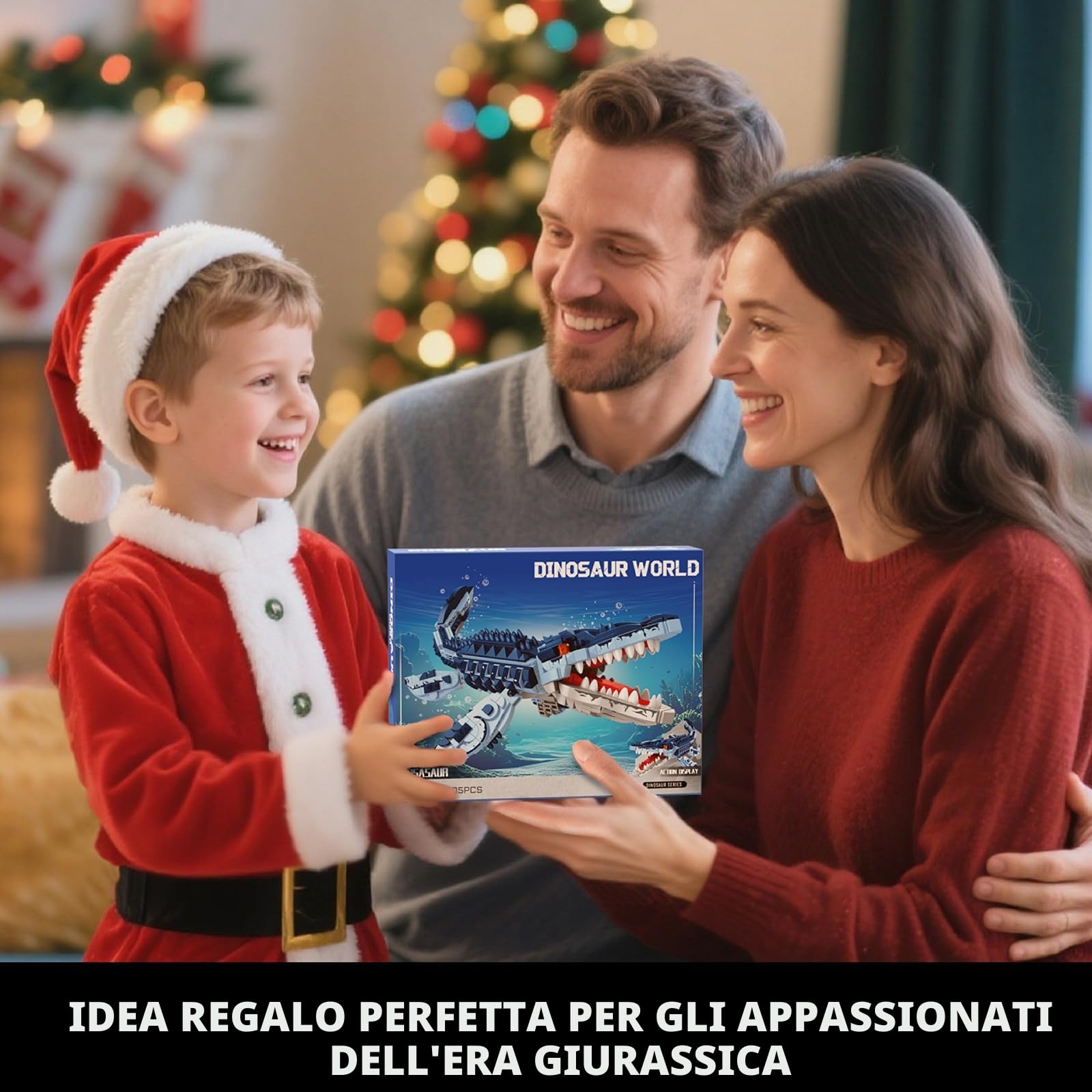 TYCOLE Mosasaurus Set di Costruzione Dinosauri per Bambini Adulti 805 Pezzi | Modello Dinosauro Giocattolo Regalo Bambina Bambino 6 anni per Halloween Natale e Compleanno