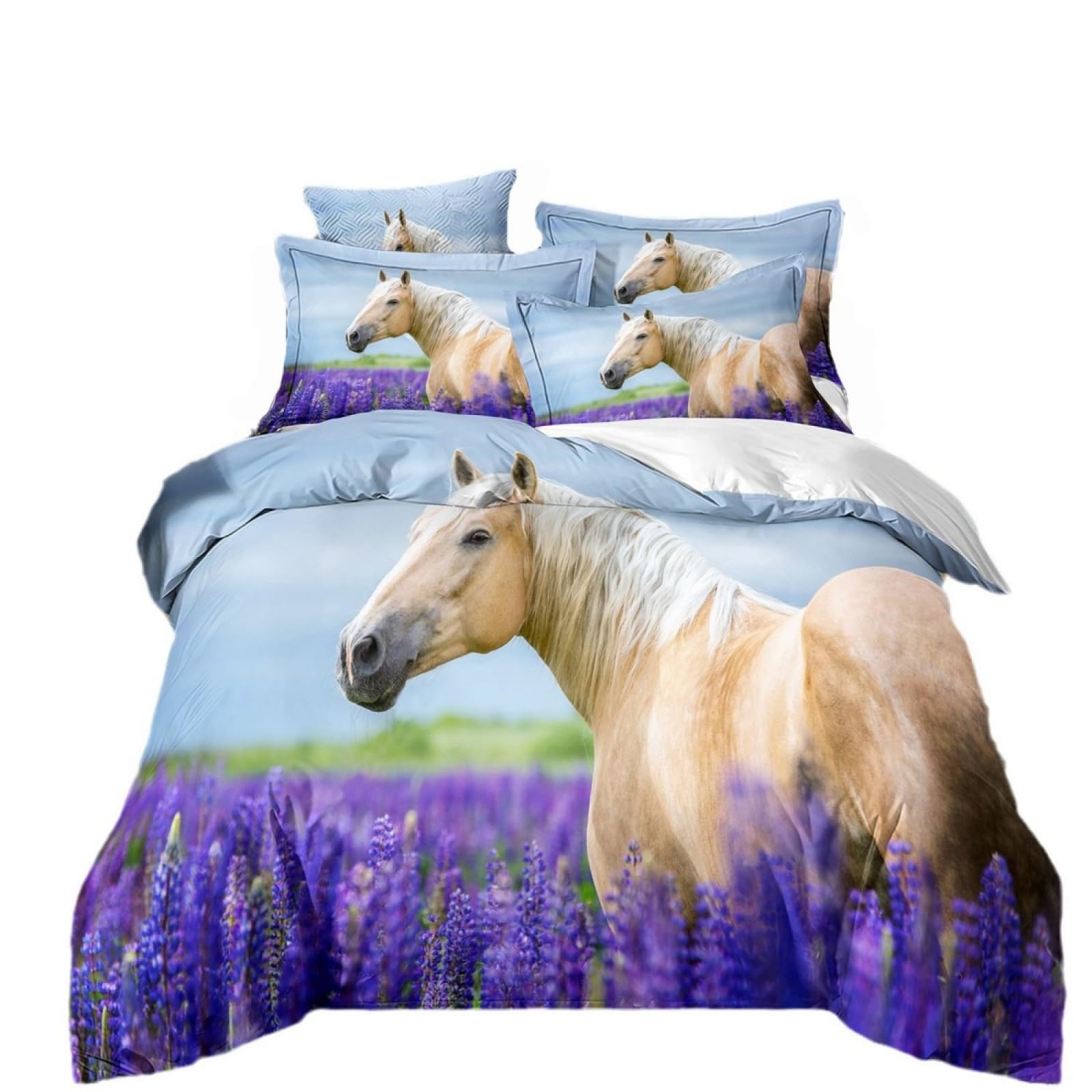 Super King Size Duvet Cover Sets Purple Horse Super King Duvet Set