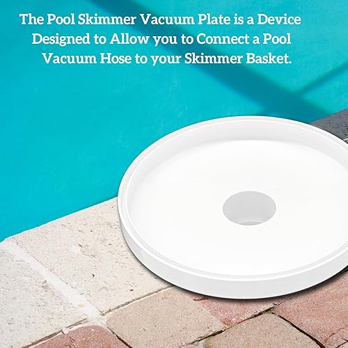 Miniatura 2 de Cubierta de placa de vacío para piscina Skimmer por encima del suelo Reemplazo para Pen-tair HydroSkim 513330,Hayward SP1091WM Piezas de manguera de