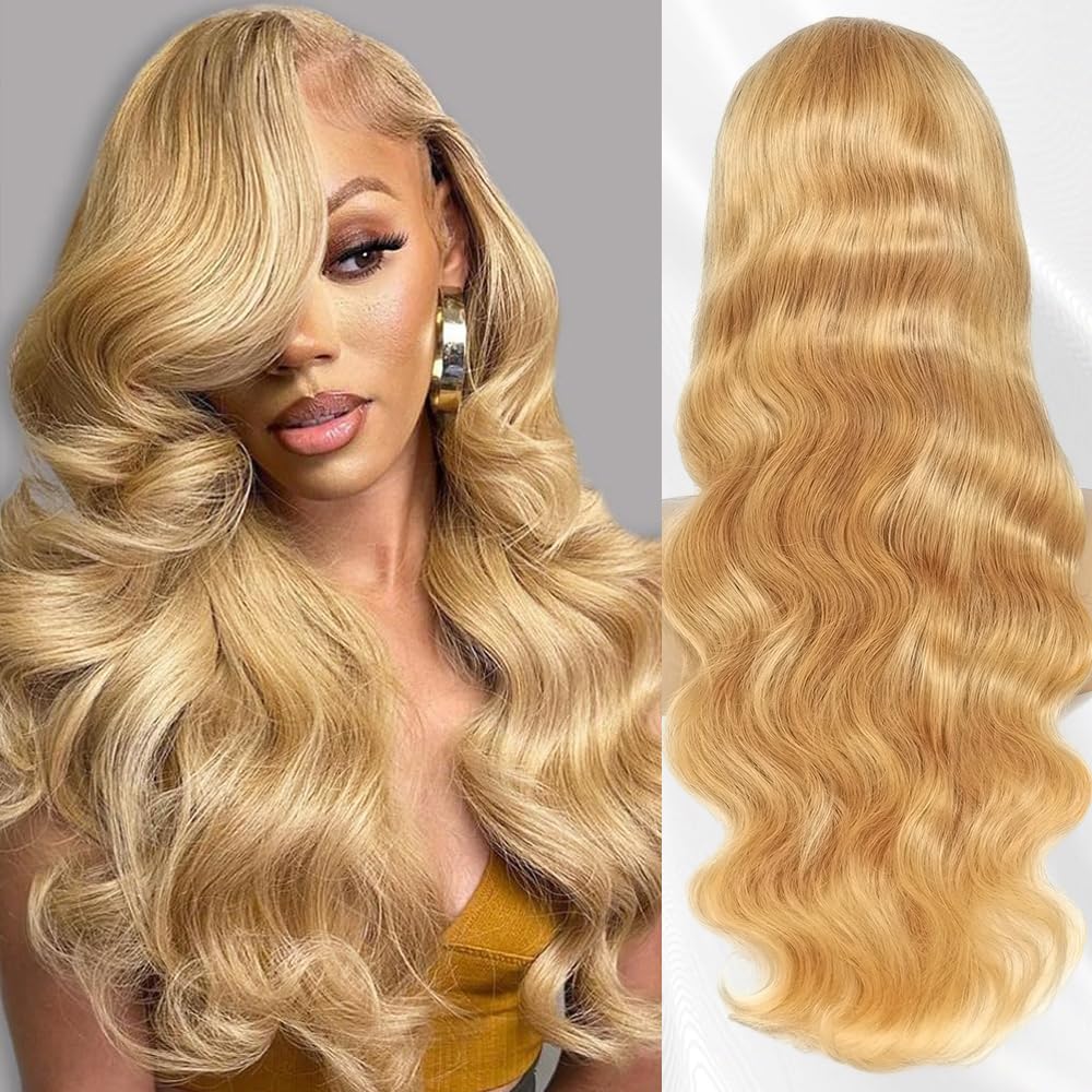 Spectacular Honey Blonde Human Hair Wigs Moment Art Spectacular Honey Blonde Human Hair Wigs Moment Art