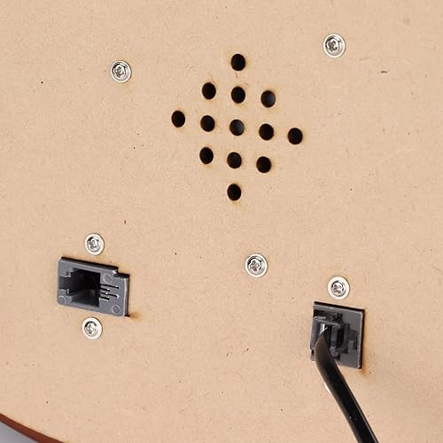 Miniatura 3 de Teléfono, antiguo europeo antiguo teléfono fijo de marcación, una tecla contestando llamada, adecuado para el hogar, oficina, cafetería, decoración