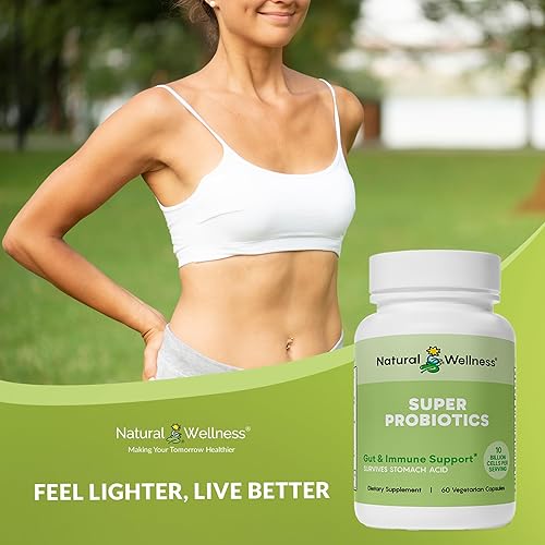 Miniatura 7 de Súper probióticos - 10 mil millones de células viables por porción - Suministro para 30 días