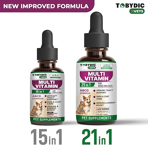 Miniatura 2 de Multivitamínico para gatos y perros 21 en 1 suplementos para mascotas con arándano y glucosamina  Medicina natural y apoyo para infecciones