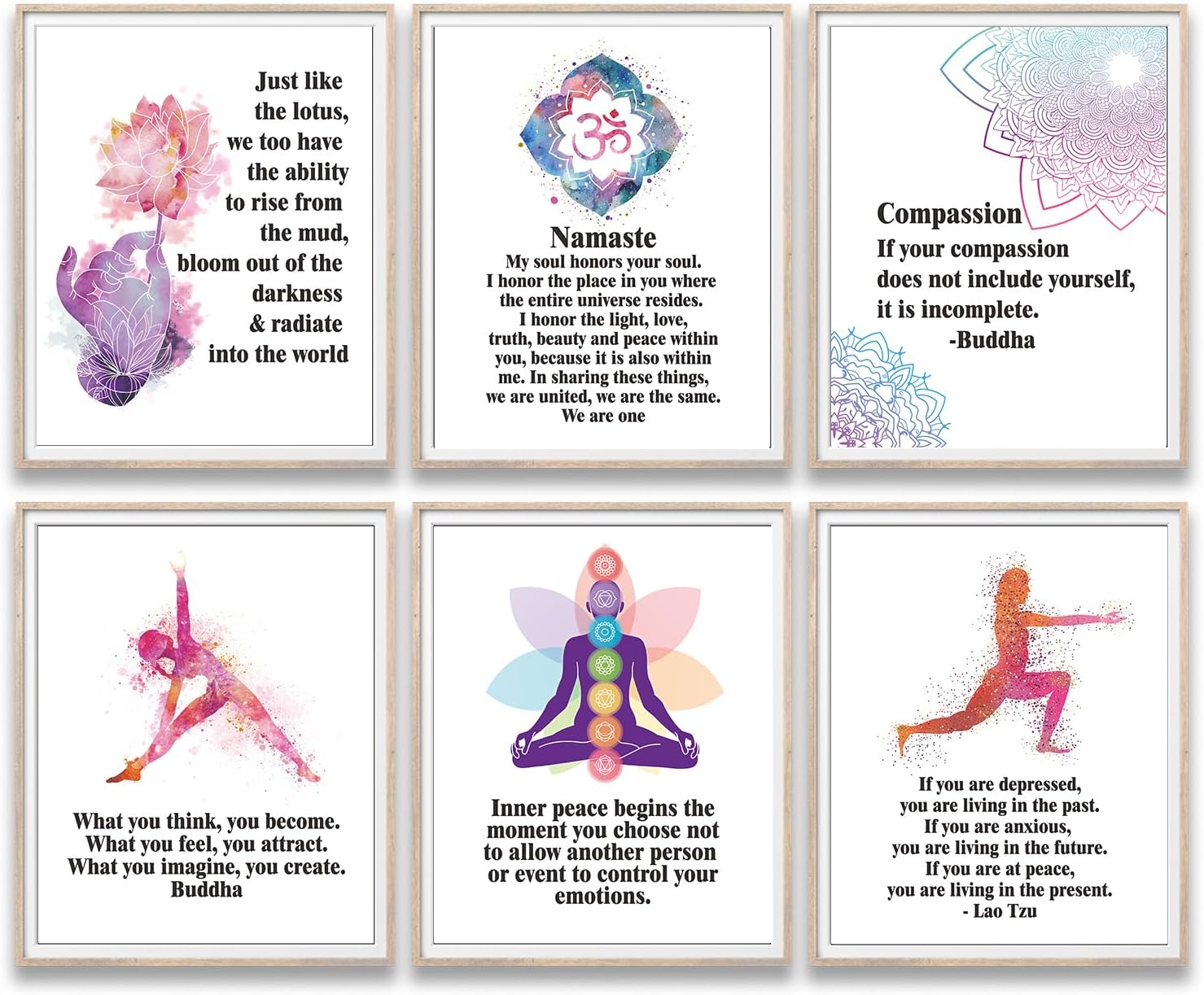 Yoga Wall Decor Buddha Decor, Meditation Room Decor