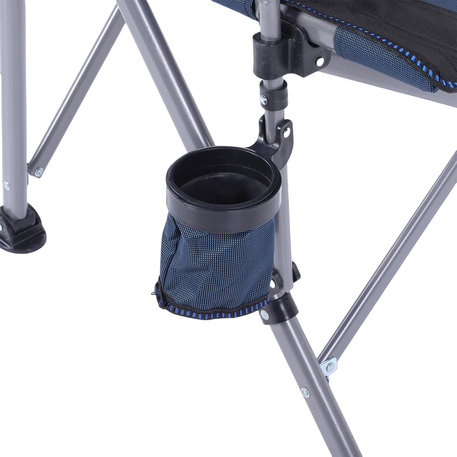 Fabater Chaise de Camping Portable avec Accoudoirs et Porte-Gobelet,