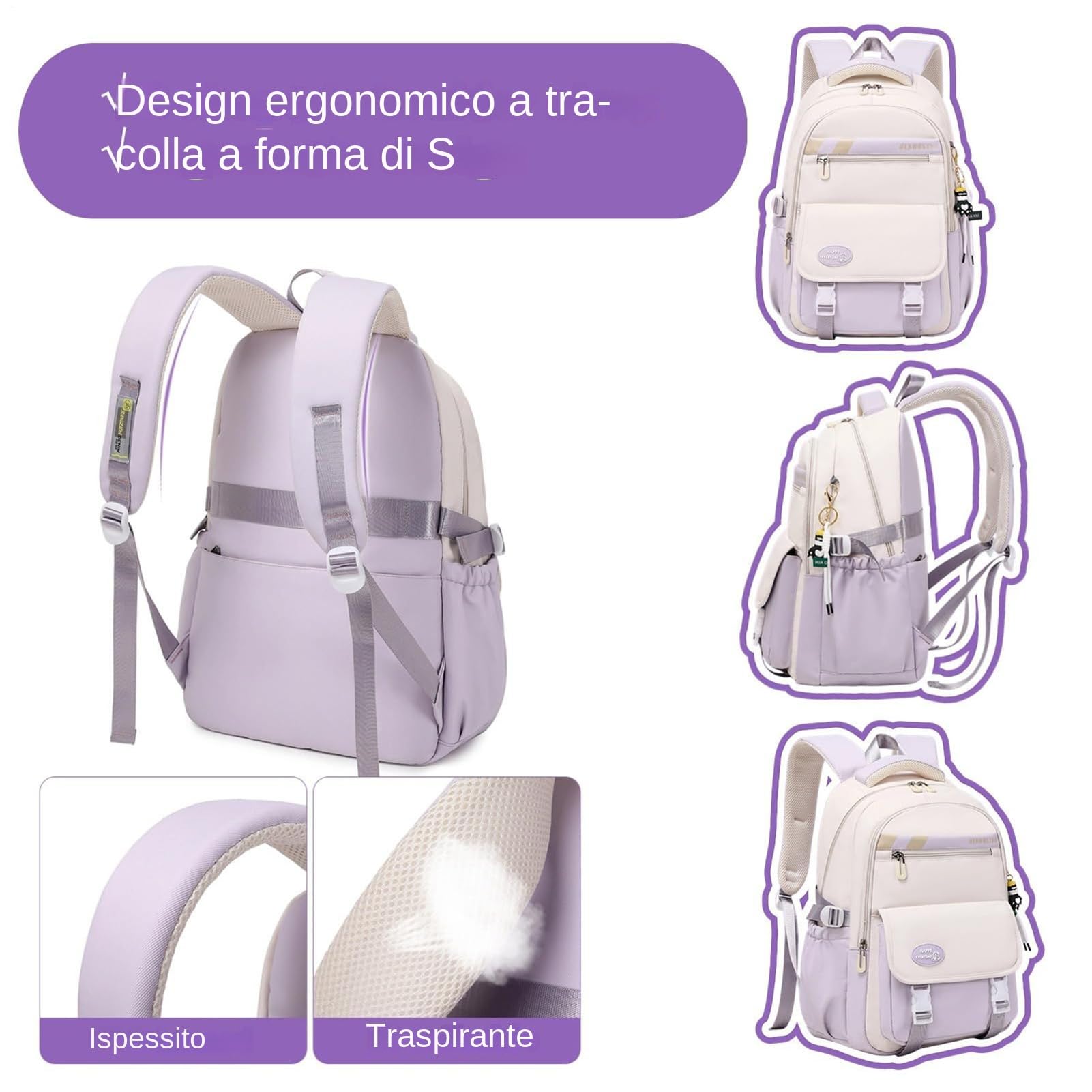 Set Escolar Bonito Morral Bolso Tote Y Estuche