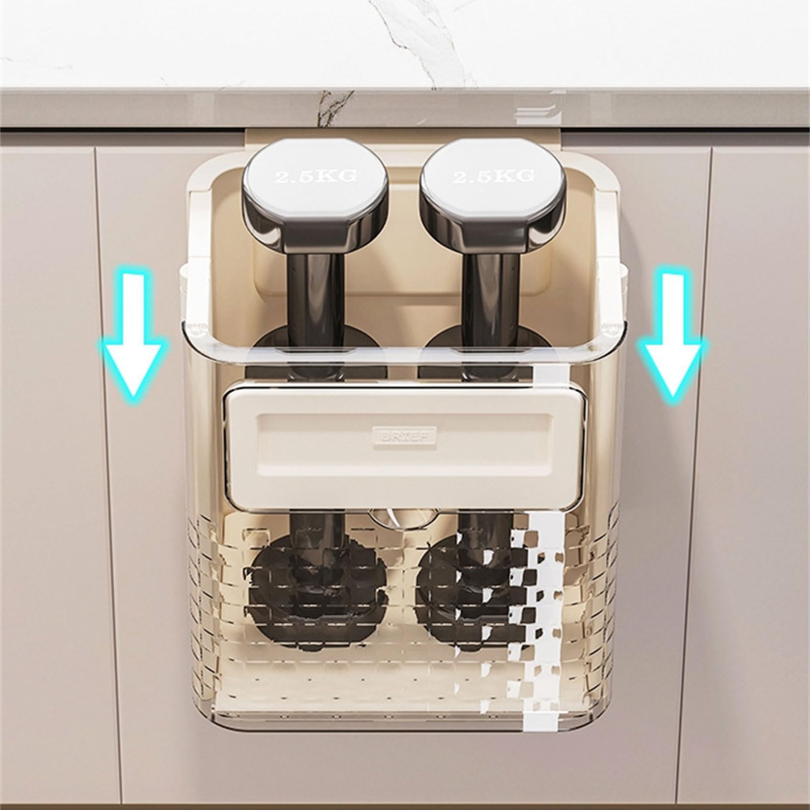 Elegante pattumiera pieghevole adatto cucina campeggio auto bagno camera da letto