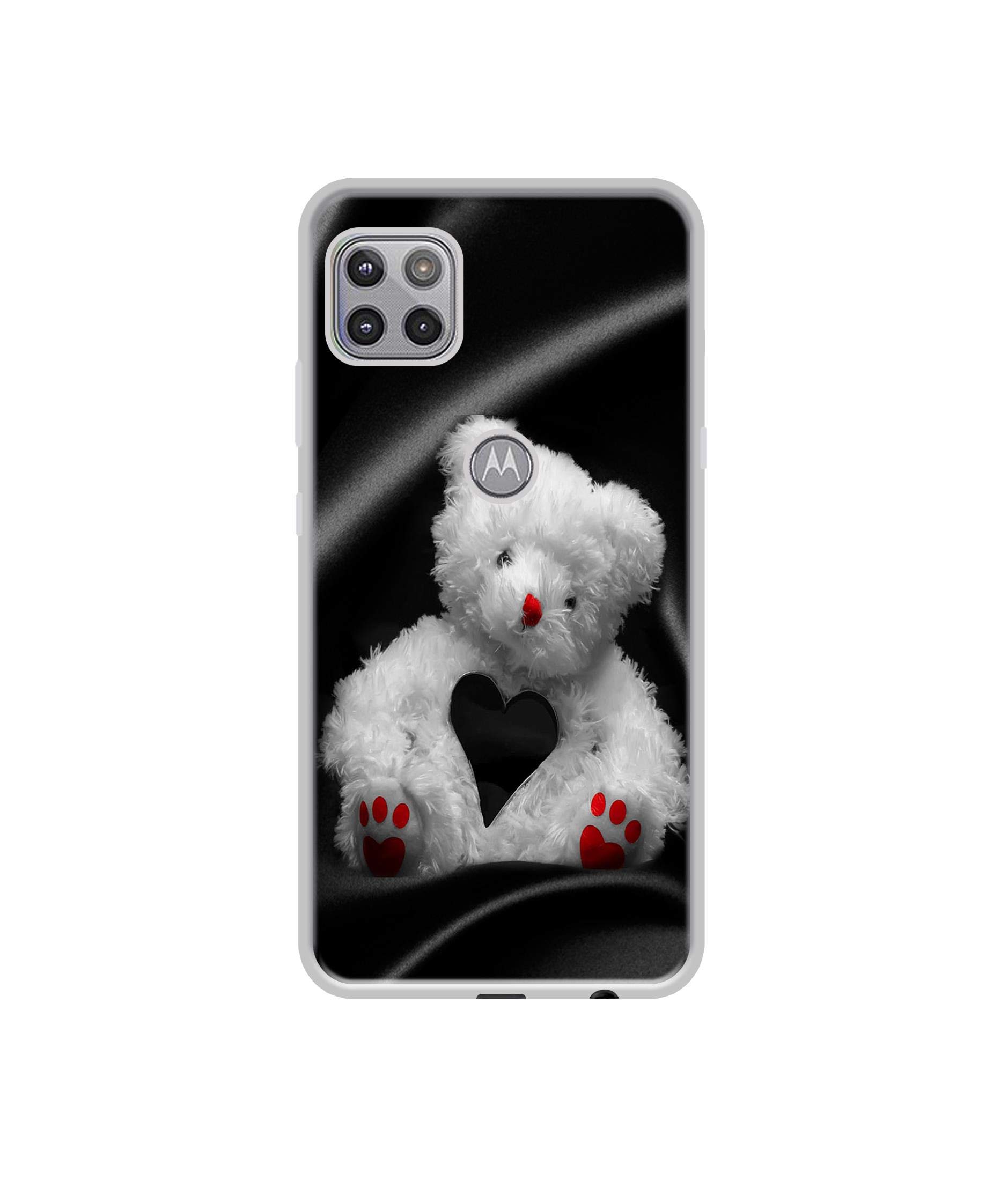 Casotec White Teddy Bear Design Printed Silicon Soft TPU Back Case Cover for Motorola Moto G 5G (B08Q44SW2R) Amazon Price History, Amazon Price Tracker
