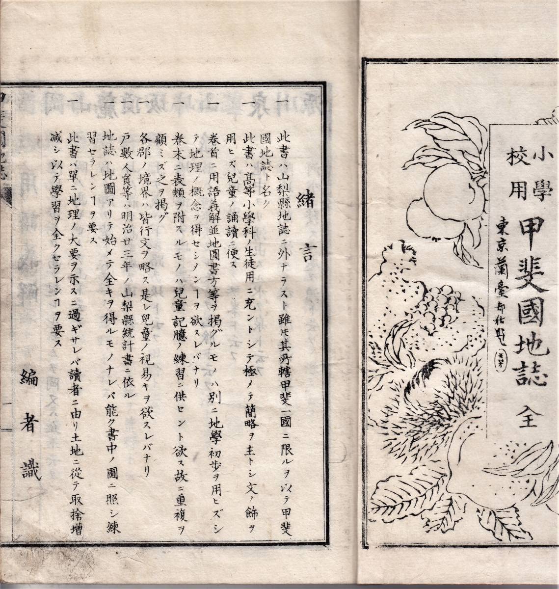 日本地誌巻一〜三セット　明治7年文部省編纂　五千部限定 日本地誌巻一〜三セット 明治7年文部省編纂 五千部限定