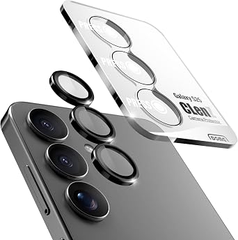 DOME GLASS Whitestone Camera for Samsung Galaxy S25 - Ring Type [HD Clarity] Tempered Glass Lens Protector [2Pack]