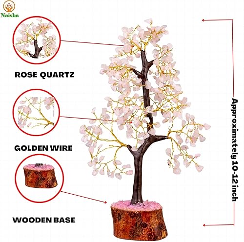 Miniatura 2 de NAISHA Árbol de la vida de siete chakras árbol de cristal para energía positiva árbol de piedra de 7 chakras árbol de la vida decoración del árbol