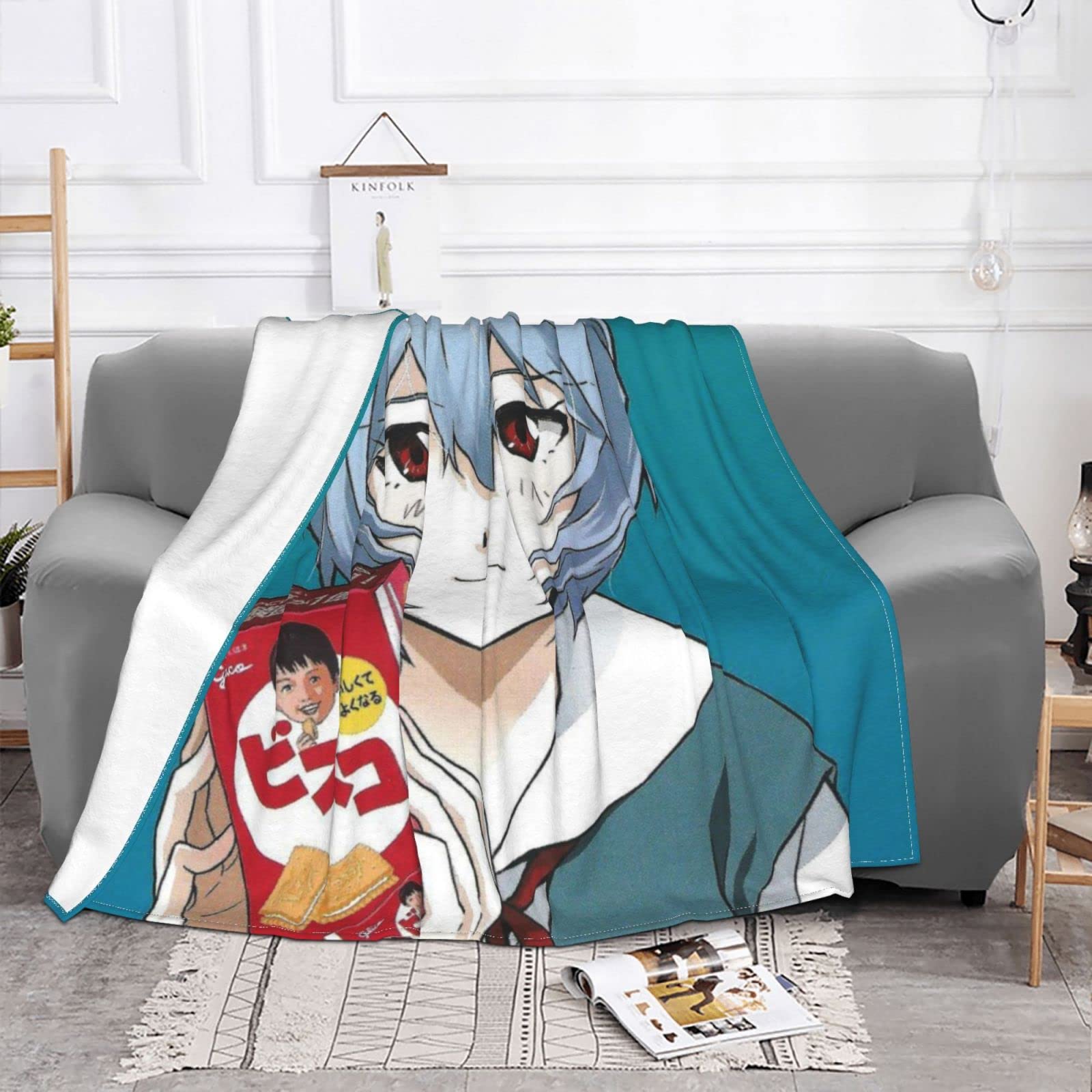 Amazon｜新世紀エヴァンゲリオン Eva Nerv 綾波レイ 毛布 ブランケット