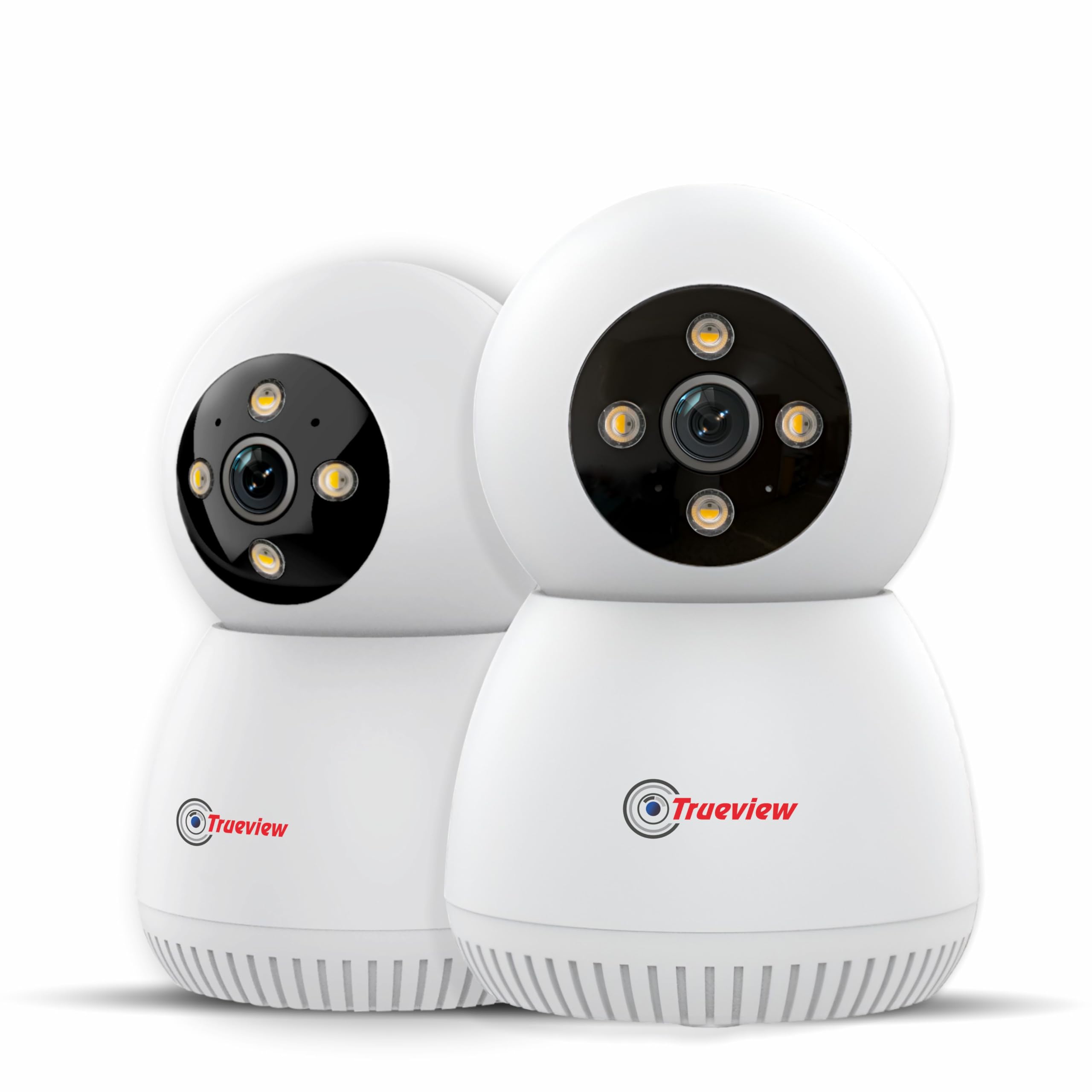 Trueview 3MP WiFi Robot CCTV Camera (Pack of 2) | Indoor Security & Baby Monitoring Camera | 360° Pan Tilt | AI Tracking | Color Night Vision | Two-Way Audio | Alexa | STQC Certified-image-5