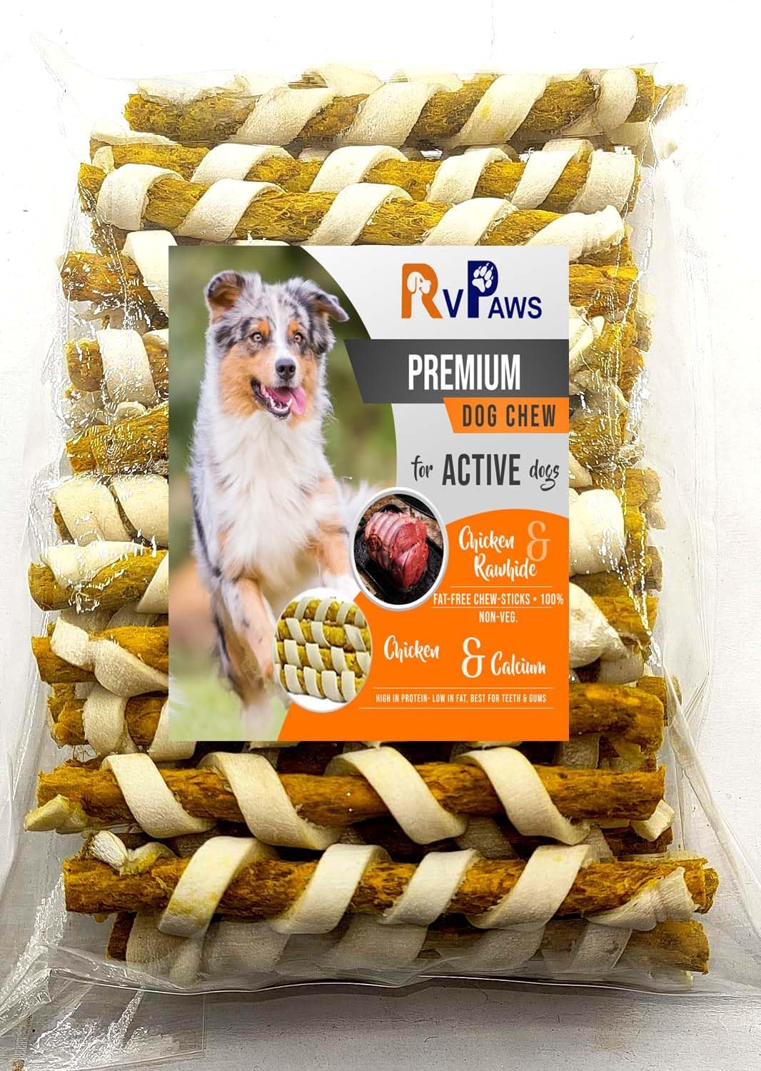 RvPaws Dog Puppy Treat Spiral Chew Munchy Sticks Chicken Flavour for Dogs - 1Kg Pack (B0B71VFKH5) Amazon Price History, Amazon Price Tracker