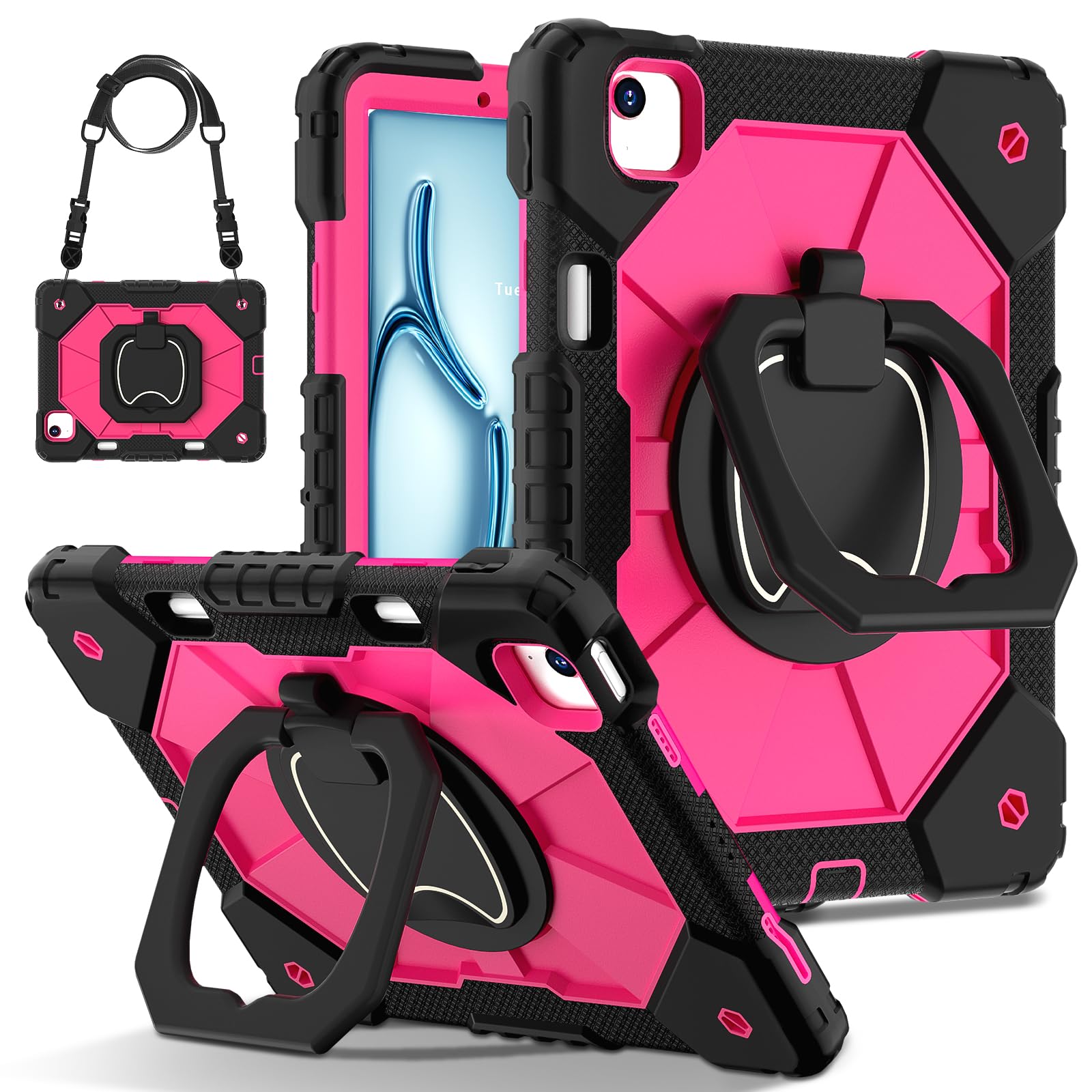 Housse iPad Mini 6 antichoc pour éviter les casses d'écran avec sangle - 8