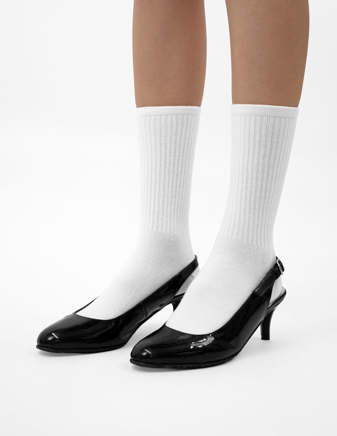 HUE Women's Casual Ribbed Crew Socks (3-Pack) - Image 6