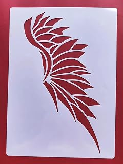 Stencils for Crafts,21x29cm Wing Reusable Stencil Kit for Painting on Wood Wall Canvas,Plastic Template for Door Home Decoration Style 1