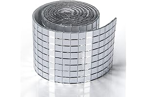 Art3d Wallpanels Self Adhesive Glass Mirror Mosaic Tiles: Small Space, Big Impact