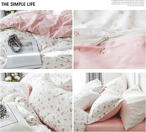 Miniatura 4 de Highbuy Juego de ropa de cama de 3 piezas para niños (1 funda de edredón y 2 fundas de almohada). Juego de cubierta para edredón Twin, Queen para