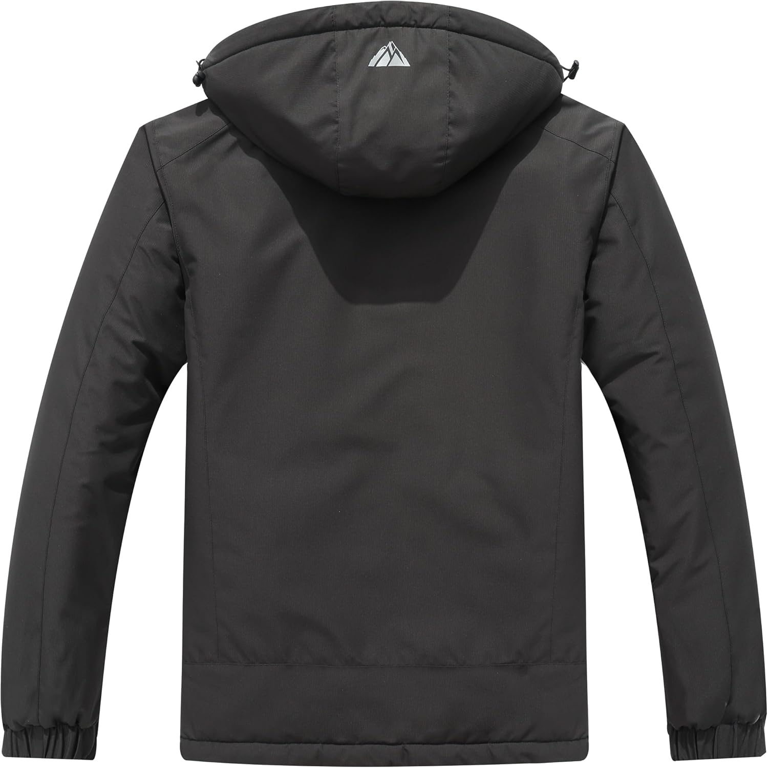 Men's Waterproof Ski Jacket — Padded Warm Lined Winter Jacket, Detachable-Hood Parker Windproof Jacket - Image 2