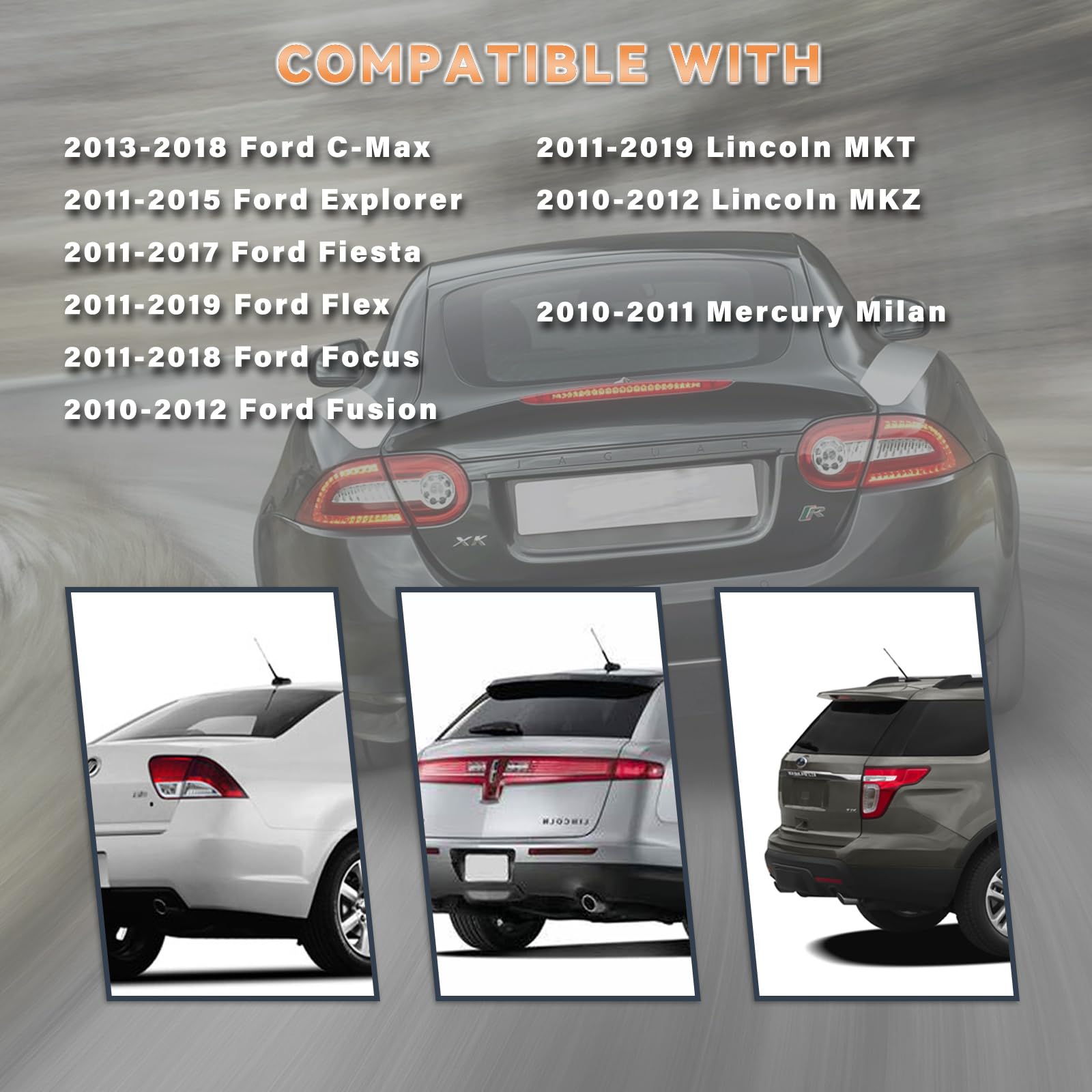 AntennaMastsRus 10 Inch Screw-On Antenna Mast - Compatible With Ford Explorer (2011-2019), Replacement Roof Antenna - View #8