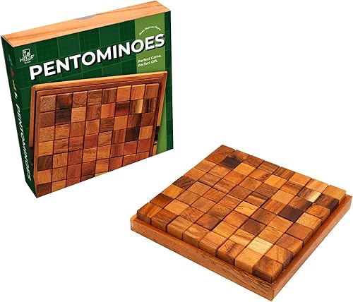 BSIRI Pentominoes Board Lógica Puzzle Juguetes de escritorio Juegos Cerebro Cubo Magia Educativo Teaser Desafiante Regalo Inteligencia Mente Niños