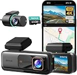 BOTSLAB 4K Dash Cam Front and 1440P/2K Rear | STARVIS 415,3.18" IPS Screen, 5.8GHz WiFi Dash Camera for Cars, 64GB Card Included, ADAS/GPS/Night Vision/170° Wide Angle, 24H Parking Mode