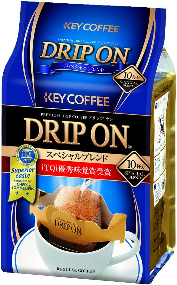 Monde Selection Award 2013 Key Coffee Special Blend Single Serve Hand Drip Coffee 10 Count