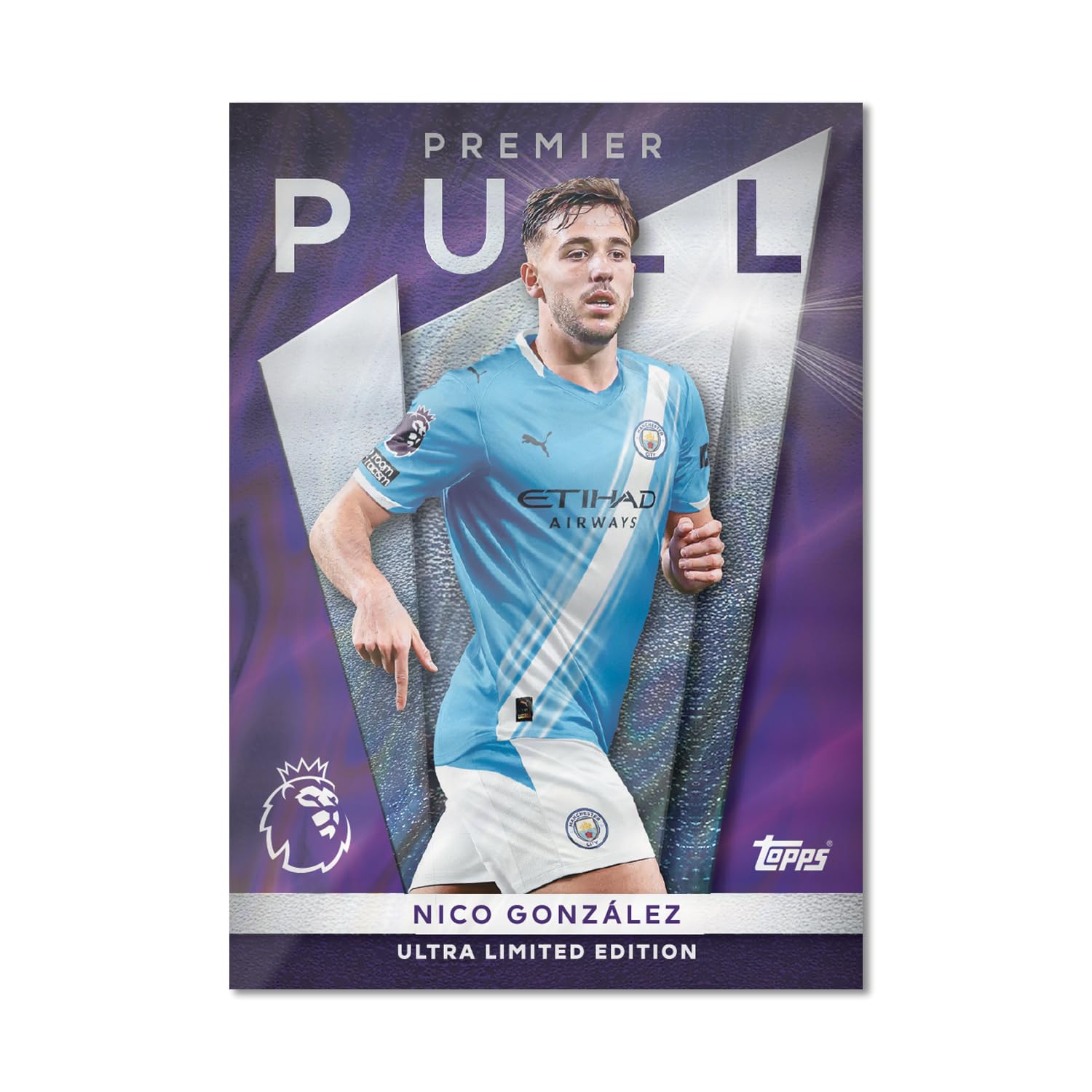 Topps Premier League 2026 - Edición Debut - Super Tin #3. Incluye 50 Cartas más 3 Cartas Hall of Fame LE.