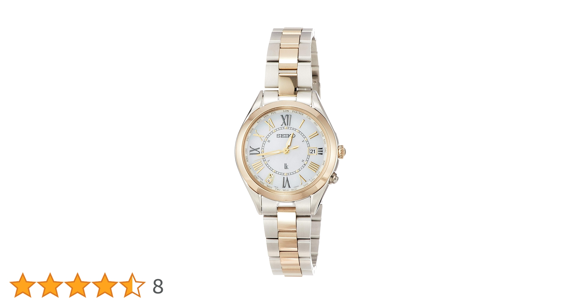 Amazon.co.jp: [セイコーウォッチ] 腕時計 ルキア Lady Gold