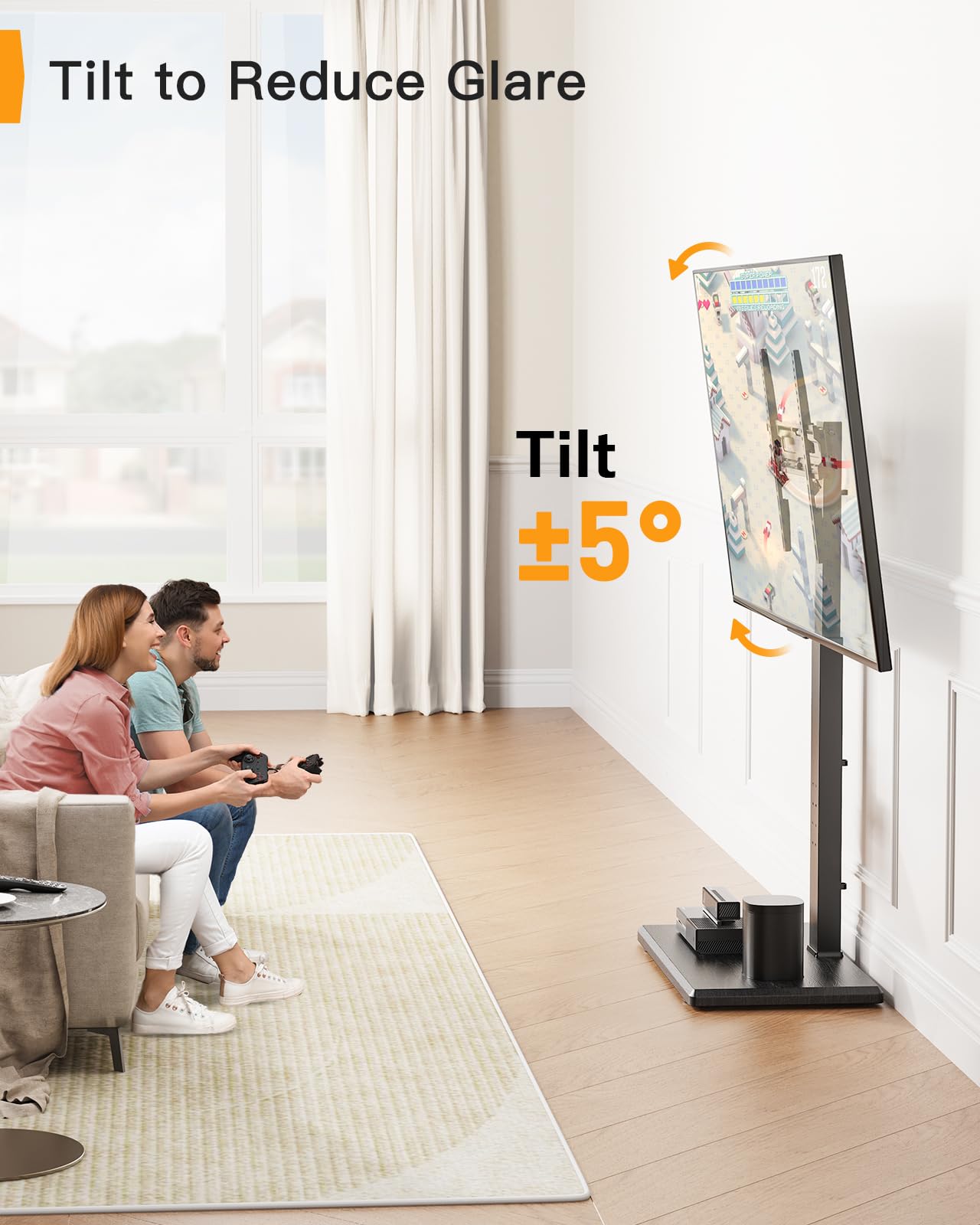 Amazon.co.jp: PERLEGEAR テレビスタンド 30~60インチ対応 自立式 壁