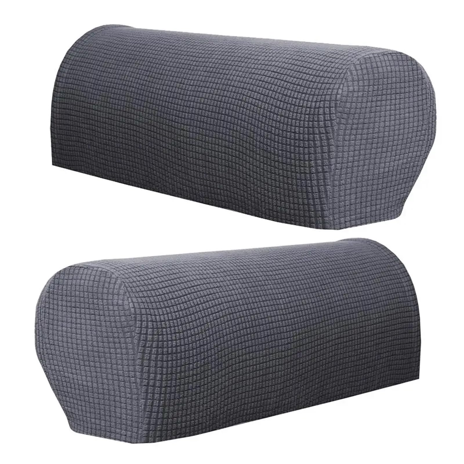SFOIKVG Arm Covers 2pcs Stretchable Couch Sofa Armrest Covers Furniture Settee Arm Slipcover for Sofa Chair(Gray)