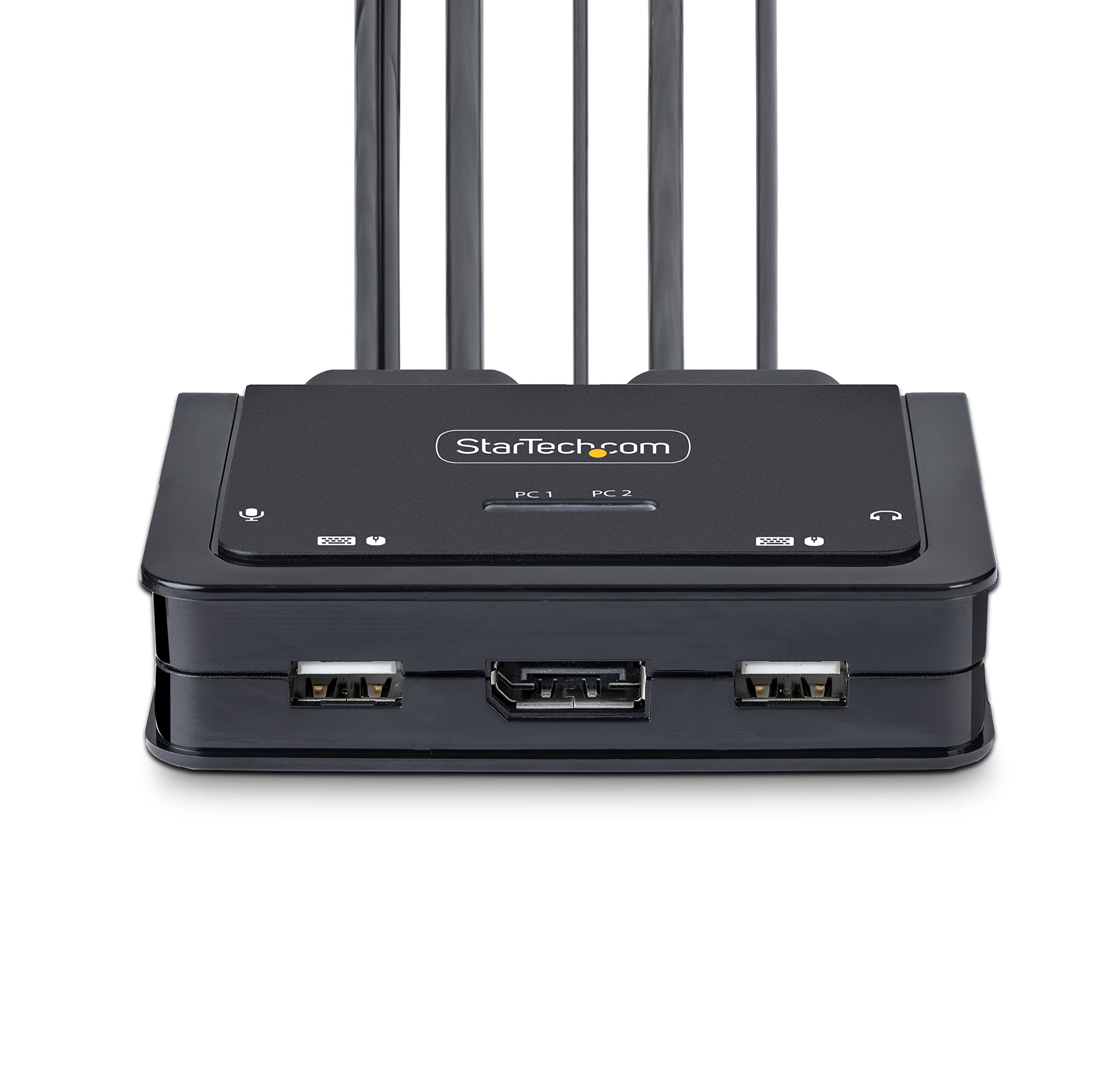 Amazon.com: StarTech.com 2-Port Hybrid USB-C DisplayPort Cable KVM