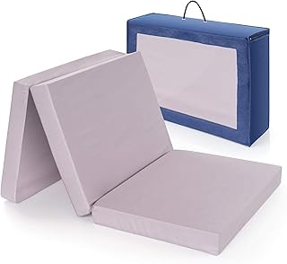 Alvi Reisebettmatratze Komfort 60x120 cm/Höhe 6 cm - Matratze für Baby Reisebett mit Baumwollbezug und Tasche, atmungsaktiv, waschbar, Oeko-TEX® Standard 100 schadstoffgeprüft