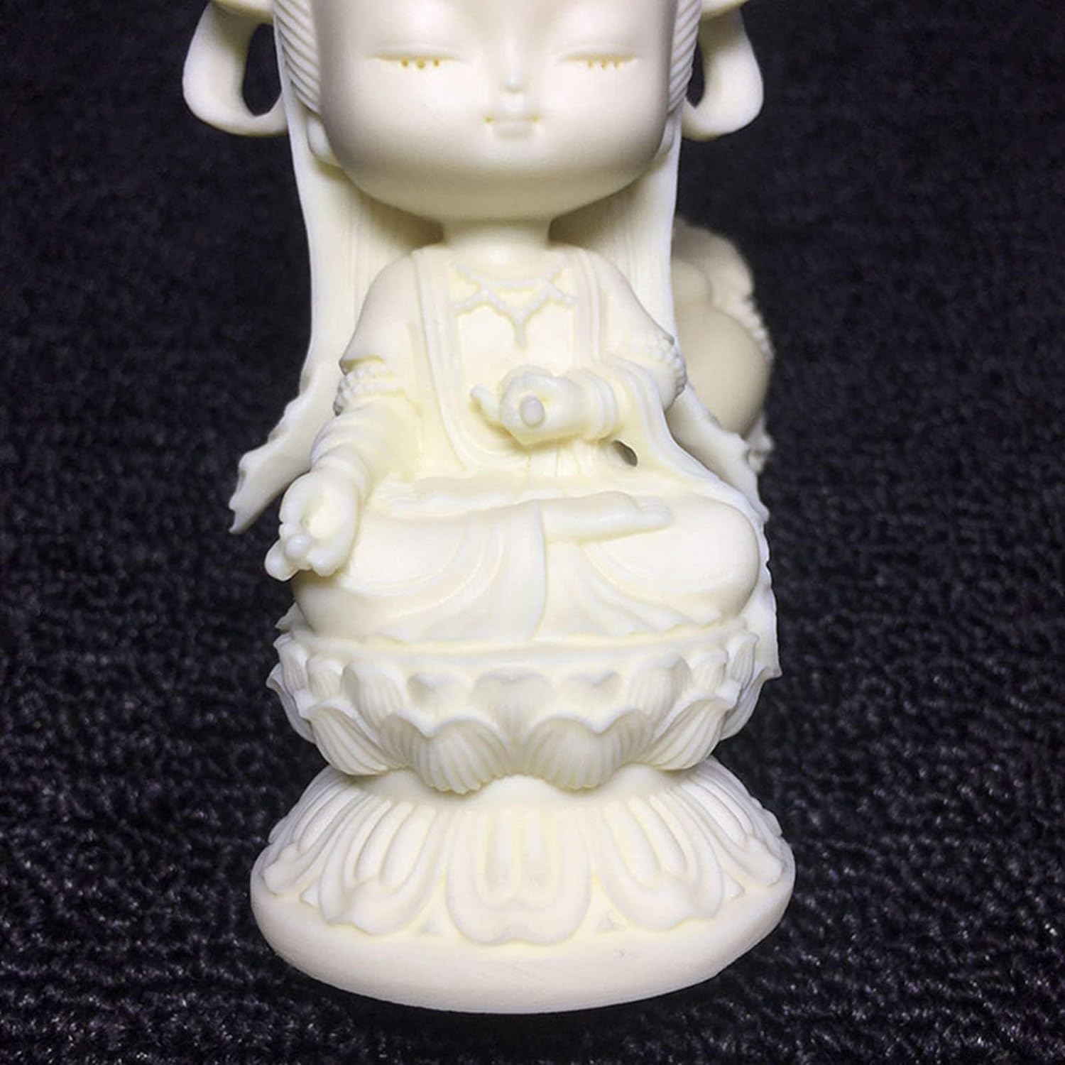 statuetka Buddy, Kreskówka Guanyin Bodhisattwa Miniaturowa statua Modern Art Home Decor