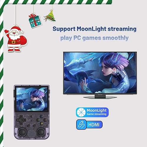 Miniatura 3 de RG353V - Consola de Juegos Portátil Retro con Sistema Operativo Dual Android 11 y Linux, RG353V con Tarjeta TF de 64G Preinstalada 4452