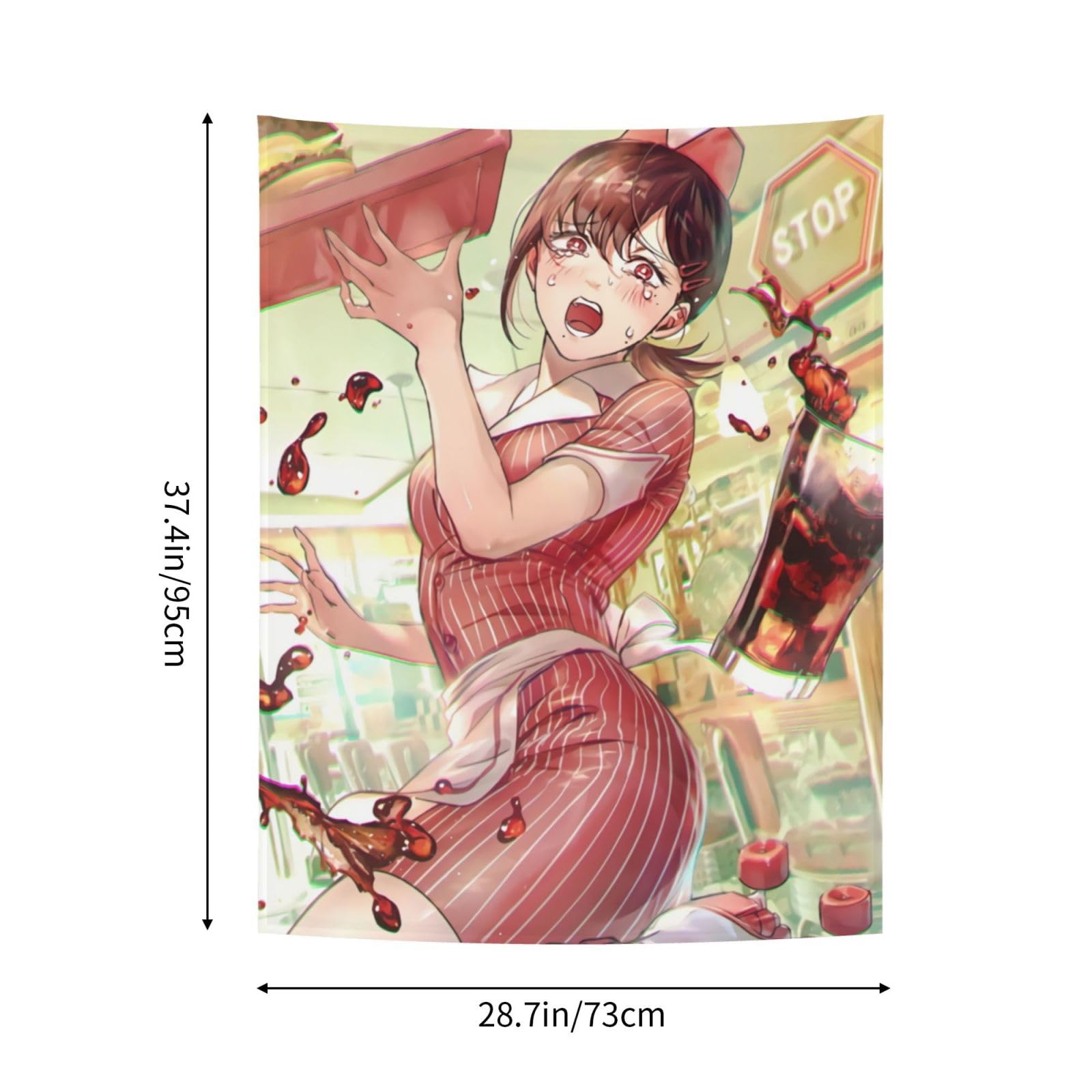 Amazon.co.jp: タペストリー チェンソーマン 東山コベニ ポスター