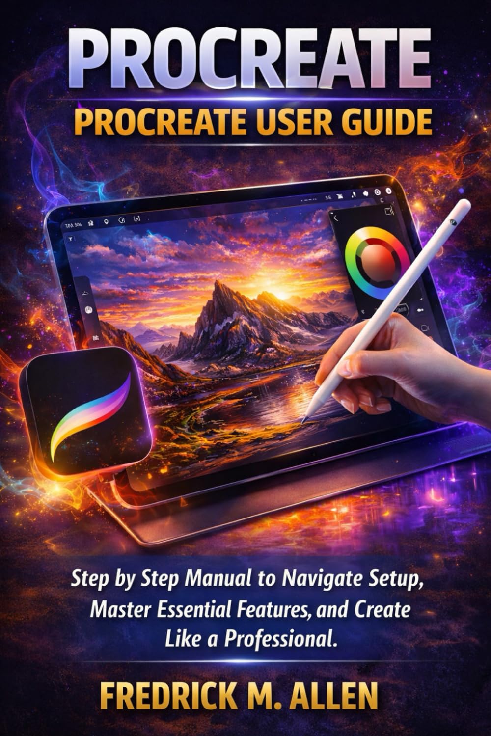 PROCREATE USER GUIDE: Step by Step Manual to Navigate Setup, Master Essential Features, and Create Like a Professional