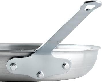 Winco Commercial-Grade Aluminium Fry Pan/Skillet, Natural Finish, 12